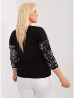 Blúzka RV BZ 9442.27 čierna farba Blúzka RV BZ 9442.27 čierna farba