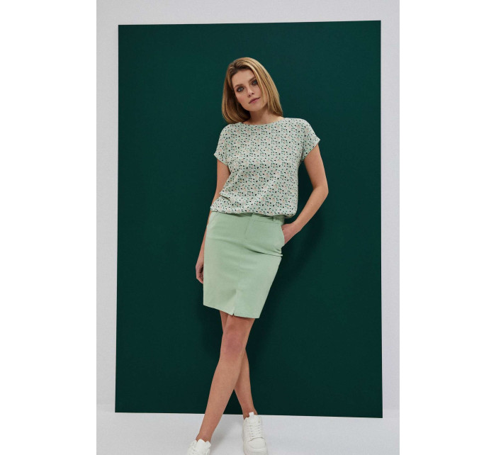 Lyocelová sukňa - zelená