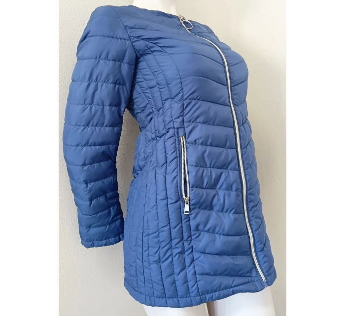 Dámská bunda modrá model 21758983 - FPrice Dámská bunda modrá model 21758983 - FPrice