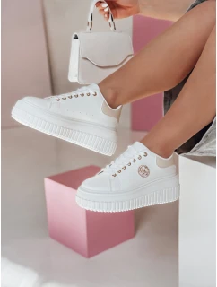 Dámske tenisky na platforme KITNOT beige Dstreet ZY0921