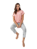 Dámske pyžamo v plnej dĺžke Luna 342 M-2XL Dámske pyžamo v plnej dĺžke Luna 342 M-2XL