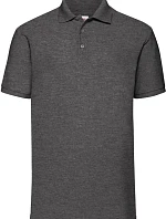 Fruit of the Loom 65/35 Pique Polo Piqué polo 16.3402 tmavošedá melírovaná