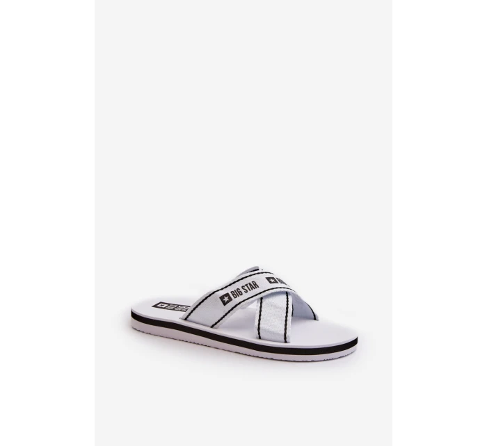 Dámské žabky na pěnové podrážce Big Star model 21652798 Bílé - Big Star Shoes