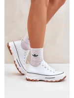 Nízké Dámské Tenisky Na Platformě Bílé model 21683102 - EVENTO Nízké Dámské Tenisky Na Platformě Bílé model 21683102 - EVENTO