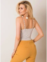 Dámske body 213 BO 7 2906.10P biele béžové Dámske body 213 BO 7 2906.10P biele béžové