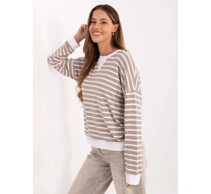 Bluzka RV BZ model 21406708 ciemny bezowy - FPrice