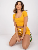 Šortky RV SN 4945.06X tmavo žltá Šortky RV SN 4945.06X tmavo žltá