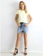 Tričko RV TS model 14824659 světle žlutá - FPrice Tričko RV TS model 14824659 světle žlutá - FPrice