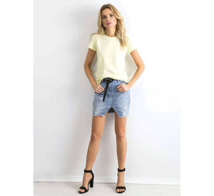 Tričko RV TS model 14824659 světle žlutá - FPrice Tričko RV TS model 14824659 světle žlutá - FPrice