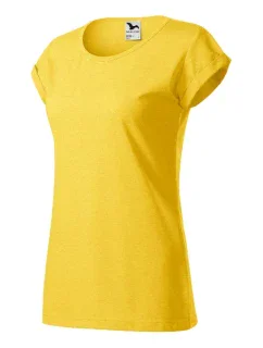 Dámske tričko Fusion so žltým zvýrazňovačom