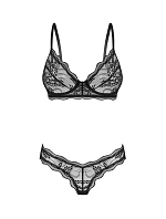Dámský svůdný set Perisia 2-PCS Set černý - Obsessive
