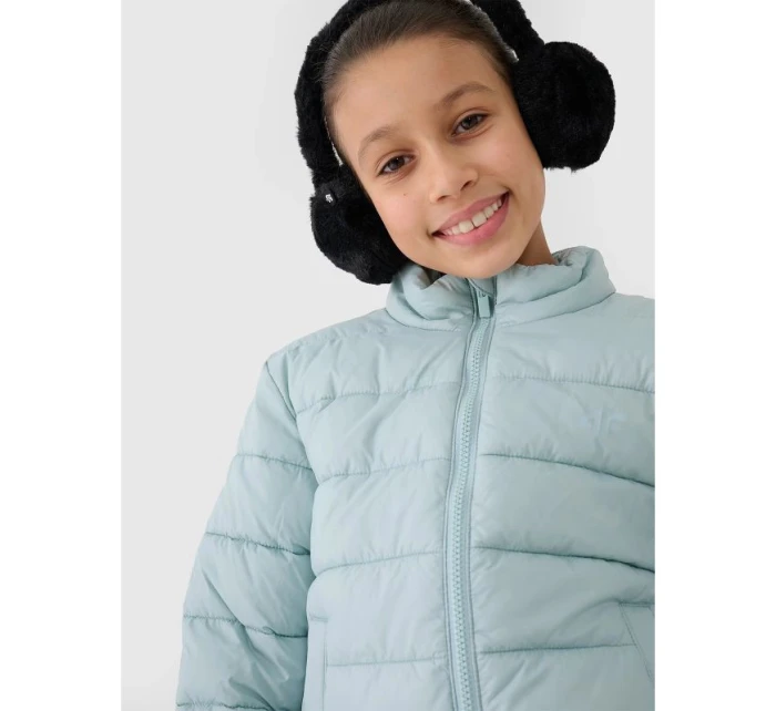 Dievčenská páperová bunda so syntetickou podšívkou 4F 4FJWSS25TDJAF515-47S