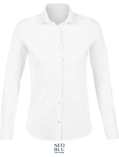 Women Halenka s dlouhým rukávem white model 22499718 - NEOBLU