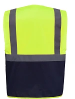 Yoko HVW 801 Hi-Vis multifunkčná vesta 79.W801 hi vis žltá/námornícka modrá Yoko HVW 801 Hi-Vis multifunkčná vesta 79.W801 hi vis žltá/námornícka modrá