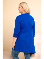 Dámske Plus veľkosť viskózové sukne s voľným strihom a dlhými rukávmi Khabra Dámske Plus veľkosť viskózové sukne s voľným strihom a dlhými rukávmi Khabra