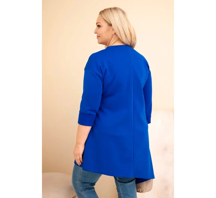 Dámske Plus veľkosť viskózové sukne s voľným strihom a dlhými rukávmi Khabra Dámske Plus veľkosť viskózové sukne s voľným strihom a dlhými rukávmi Khabra