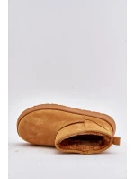 Nízké dámské sněhule na platformě s podšívkou Camel model 21673113 - EVENTO