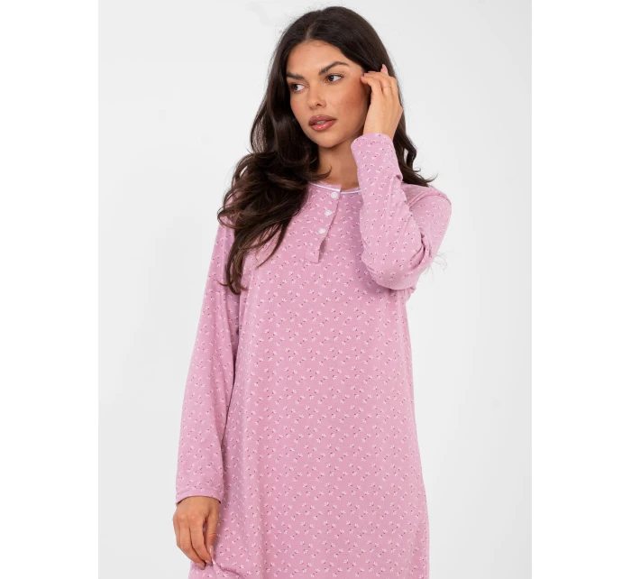 DU KN nočná košeľa FP 105.36 tmavoružová