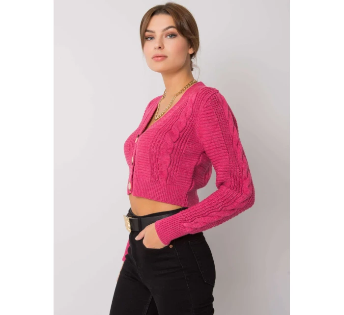 Dámsky sveter LC SW A4 40X tmavo ružová