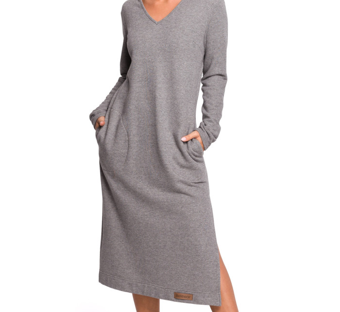 BeWear Dress B128 Grey