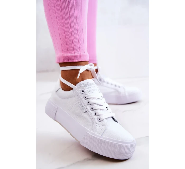 Tenisky na platforme Lee Cooper LCW-22-31-0884L White