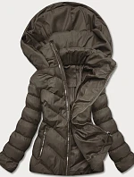 Dámska krátka zimná vojenská bunda (5m725-136)