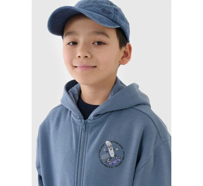 Chlapecká mikina s kapucí model 21435160 - 4F Chlapecká mikina s kapucí model 21435160 - 4F