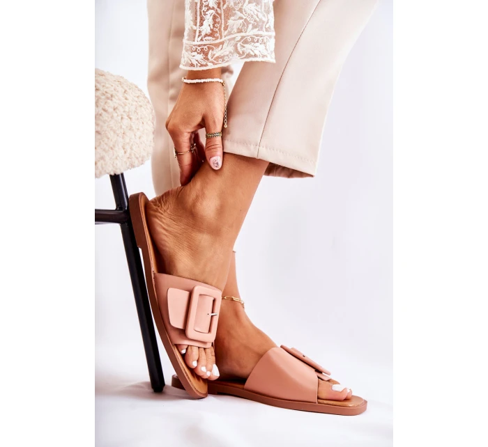 Dámské módní pantofle růžový model 21586629 - Boto