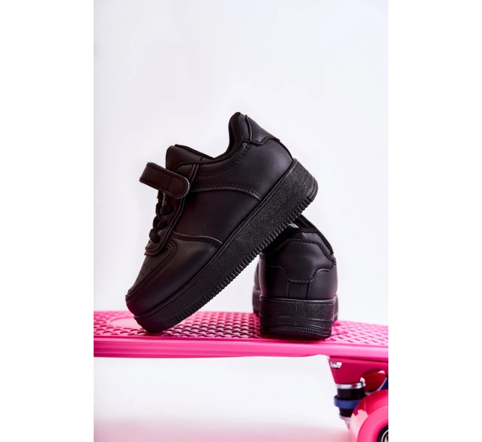 Dětská sportovní obuv se suchým zipem Černá model 21587391 - Boto