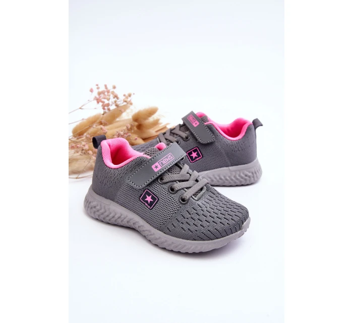 Dětské sportovní boty na zip šedé model 21625388 - EVENTO Dětské sportovní boty na zip šedé model 21625388 - EVENTO