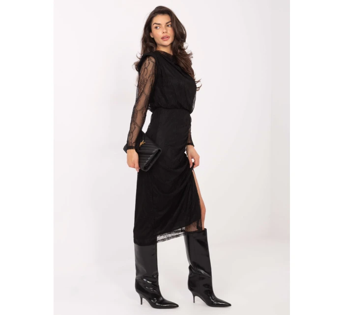 Sukienka IT SK model 21793772 czarny - FPrice Sukienka IT SK model 21793772 czarny - FPrice