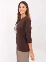 Blúzka RV BZ A820.27P tmavohnedá Blúzka RV BZ A820.27P tmavohnedá