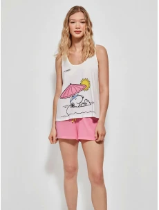 Dámske pyžamo Snoopy 2/20163S ružové - Gisela