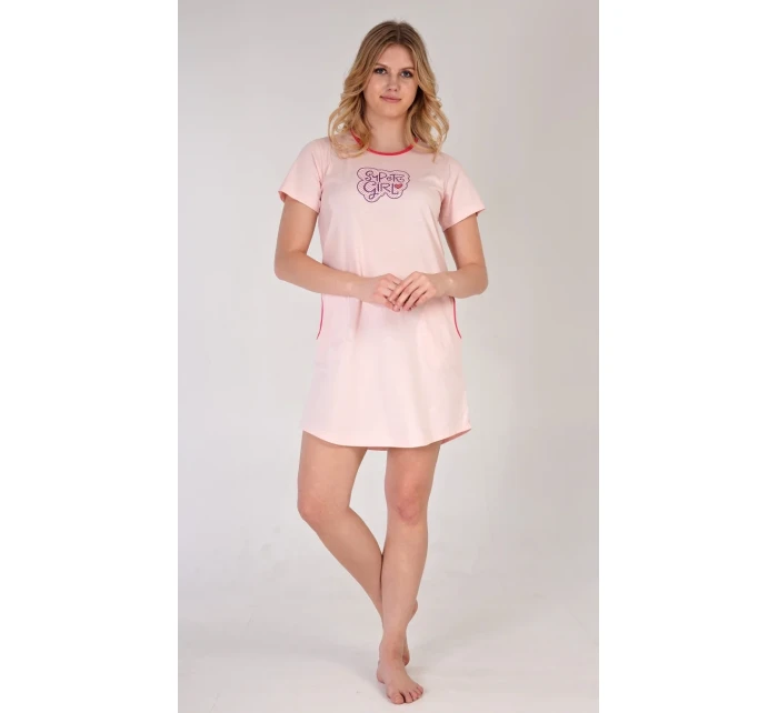 Dámské domácí šaty s krátkým rukávem Super model 18831585 - Vienetta
