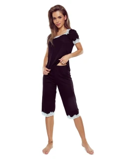 Dámske pyžamo Aster black - ELDAR