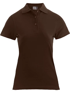 Promodoro 4005 Dámske piqué polo „Superior“ 40.4005 hnedé