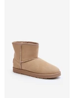 Śniegowce Damskie Cross Jeans MM2R4023C Beżowe Śniegowce Damskie Cross Jeans MM2R4023C Beżowe