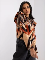 Blúzka DHJ BZ 6533C 1.81P čierna a béžová Blúzka DHJ BZ 6533C 1.81P čierna a béžová