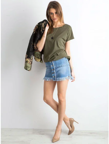 Tričko RV TS model 14824792 khaki - FPrice Tričko RV TS model 14824792 khaki - FPrice