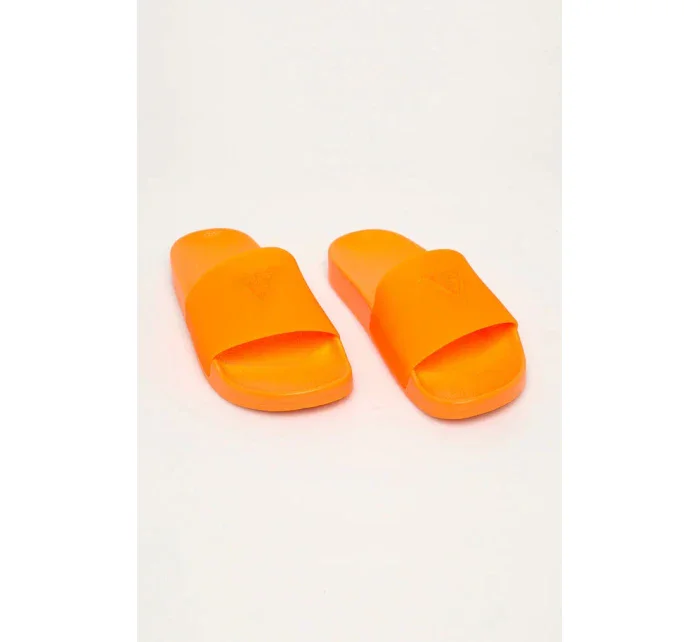 Plážové pantofle model 8385518 neonově oranžová - Guess