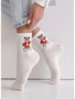 Milena ponožky 0200-144 Valentínsky medvedík 37-41