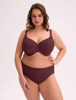 Polomäkká podprsenka Gaia BS 1058 Maxi Wine