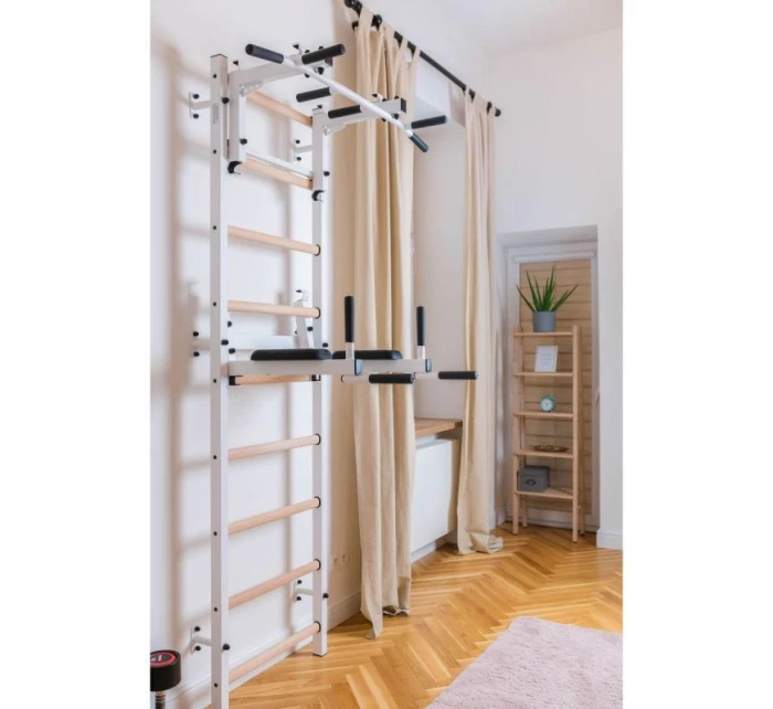 GYMNASTICKÝ REBRÍK S NASTAVITEĽNOU TYČOU A ZÁBRADLÍM BENCHK 732W