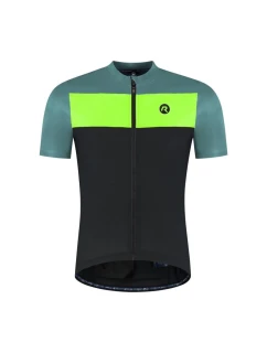 Rogelli CORE BLOCK dres čierno-tur-žltý M