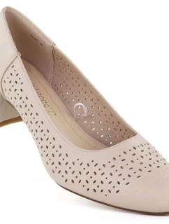 Dámske otvorené lodičky béžové Sergio Leone PB293