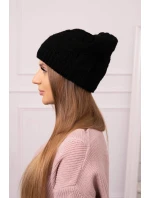 Dámska čiapka Nastia K373 čierna Dámska čiapka Nastia K373 čierna