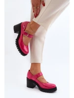 Zazoo 20166 Lakierowane Skórzane Czółenka Fuksja Zazoo 20166 Lakierowane Skórzane Czółenka Fuksja