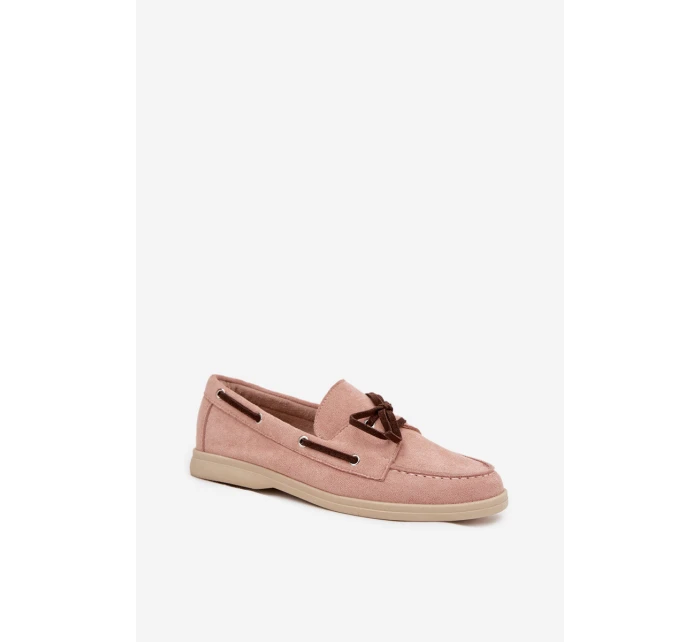 Dámské mokasíny s světle růžové model 21707881 - Boto