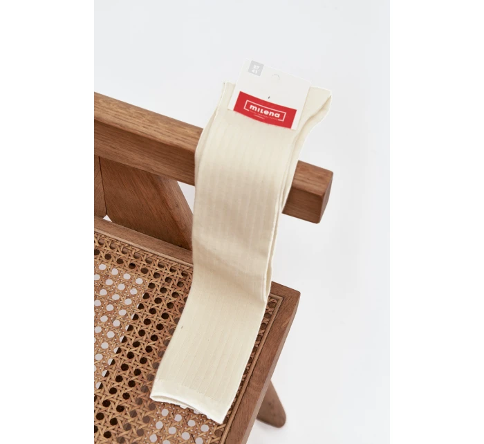 Merino vlna podkolenky Ecru