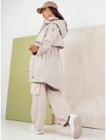 Dámská přechodná bunda parka šedá Dstreet model 21975178 - FashionStreet